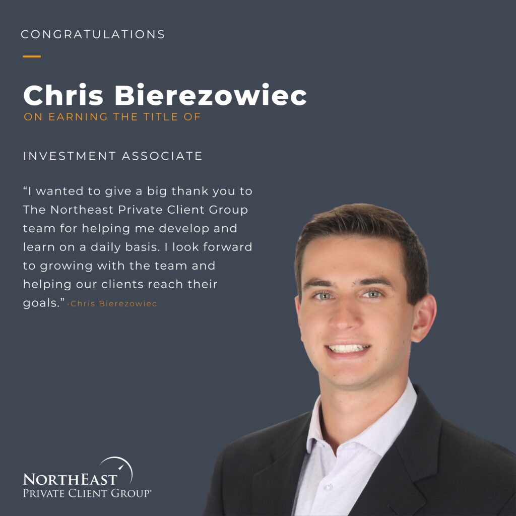 Chris Bierezowiec Investment Associate.